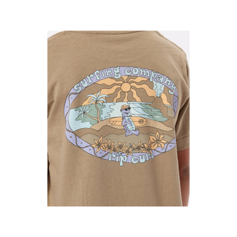 Remera Rip Curl Tube Town Scenic Tee - Boy - Beige Remera Rip Curl Tube Town Scenic Tee - Boy - Beige