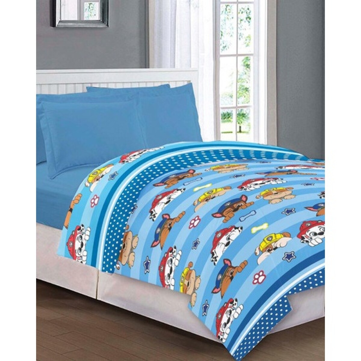 Acolchado polar infantil 1 plaza en poliéster - AVENGERS 4008 