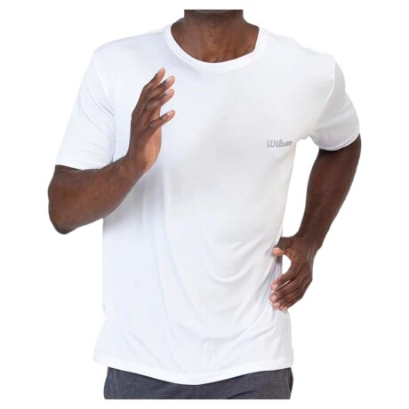 Remera Deportiva para Hombre Wilson Dry Ultra Light Blanca Blanco