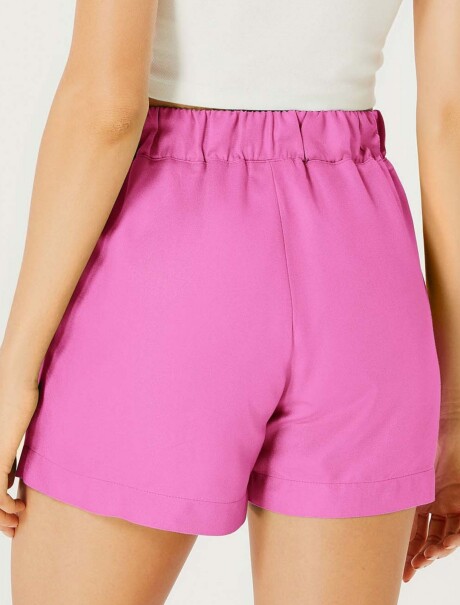 SHORT CON LAZO ROSA