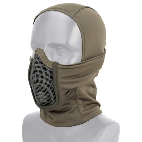 Balaclava con máscara de rejilla Verde