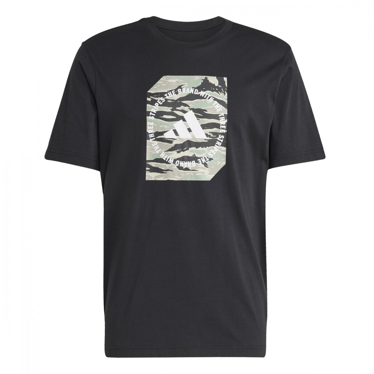 Remera Adidas M C CAMO BOX de Hombre - JI6764 - Negro 