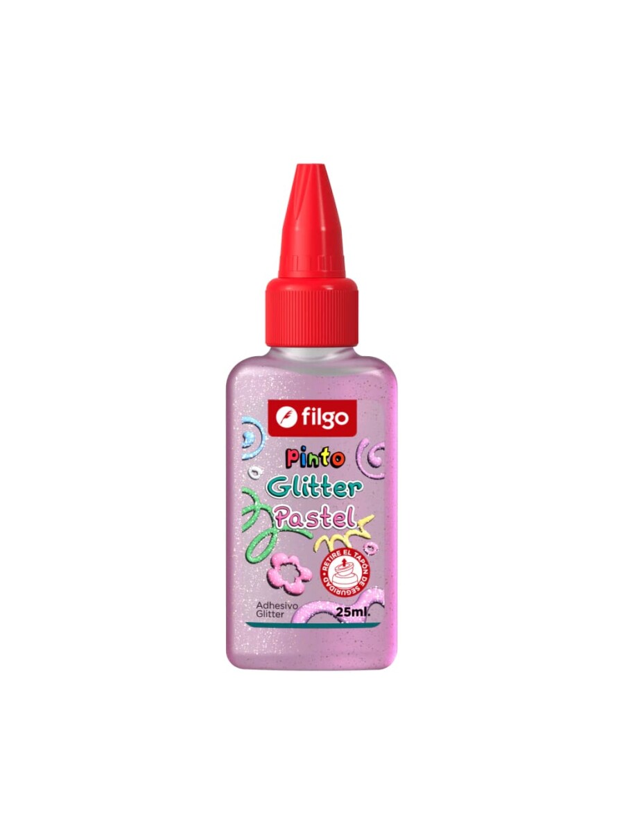 Adhesivo Filgo Glitter - Rosado Pastel 