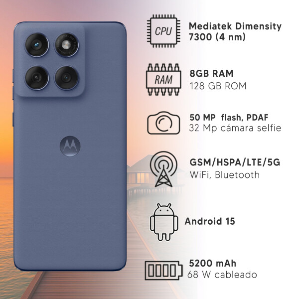 Motorola Edge 60 Fusion 8/128gb 5g AZUL