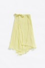 FALDA MIDI PLISADA Amarillo