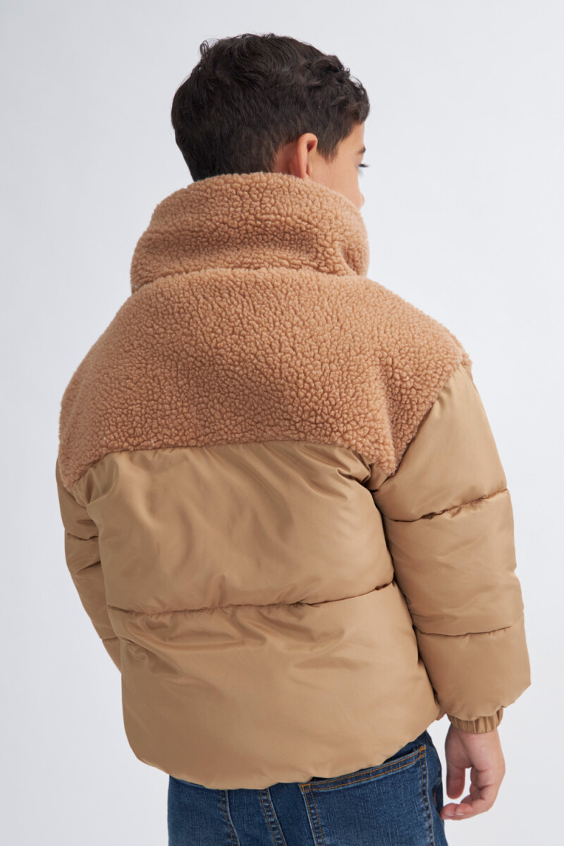 Chaqueta de abrigo Camel