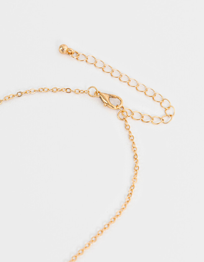 Bijouterie Set Con corazón Set De Aros Y Cadena Con Corazón - Dorado