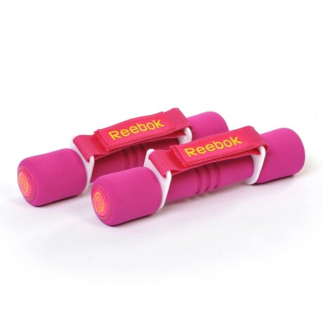 Mancuernas Acolchadas Reebok Set 2 Pesas 0.5kg c/u Fitness Magenta