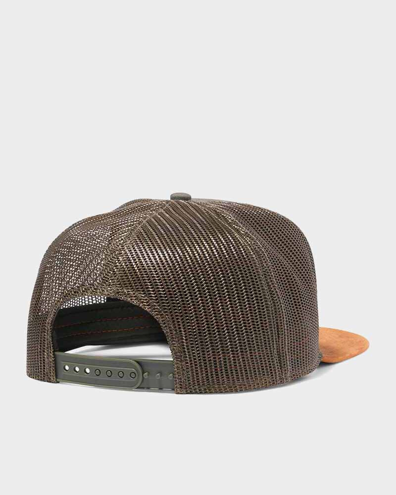 Gorra Faux Suede Flatbrim Hombre Leaf Green