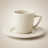 Taza te con plato 220 ml- Mendi Marfil Taza te con plato 220 ml- Mendi Marfil