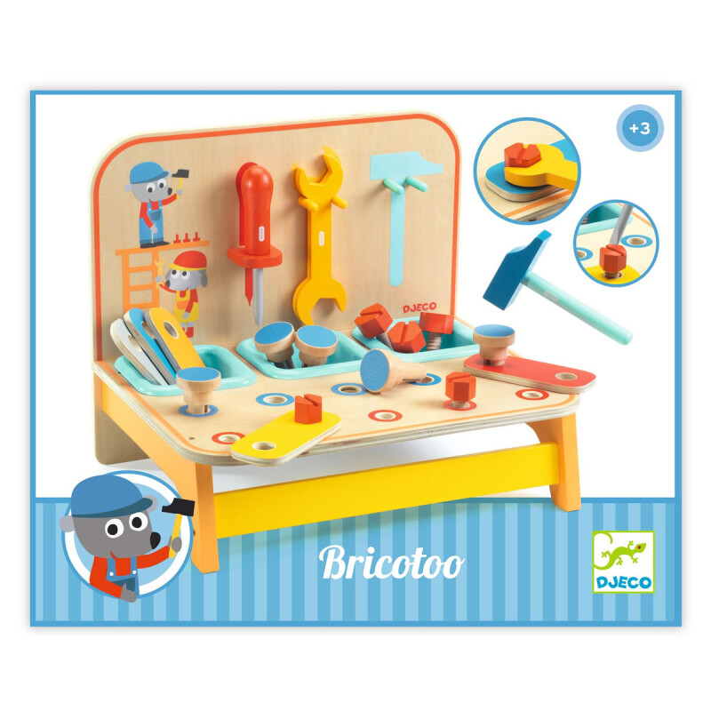 Set de herramientas Bricotoo Djeco Set de herramientas Bricotoo Djeco