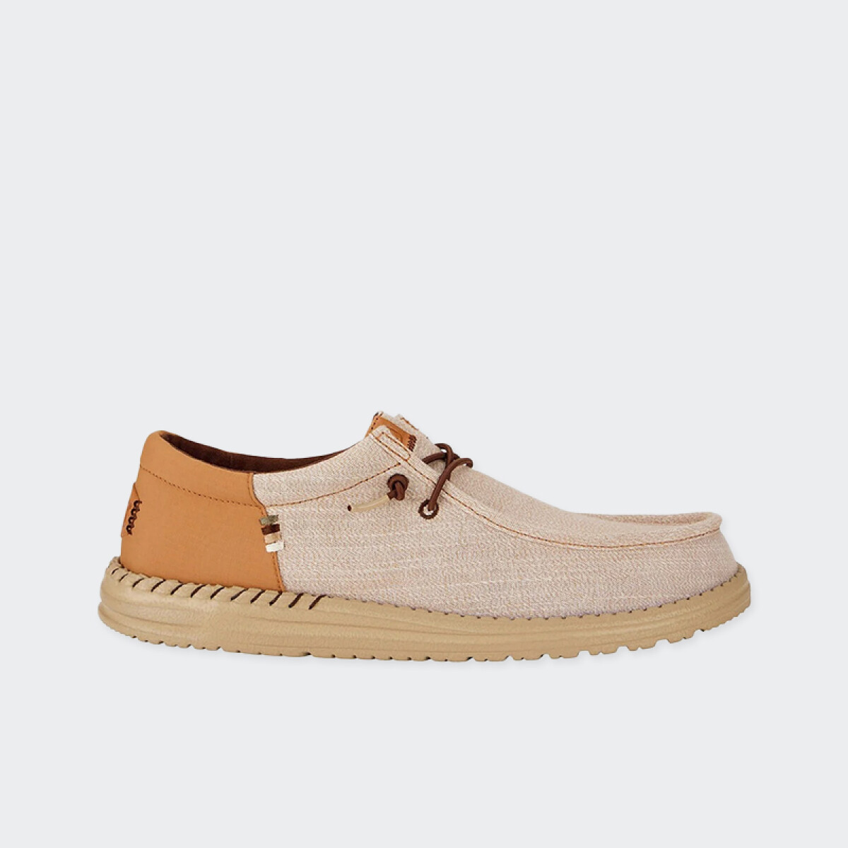 Zapatos Hey Dude Wally Funk Nylon Craft - Marrón 