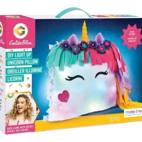 Juego Goldie Blox Crea Tu Almohada de Unicornio con Luz 001