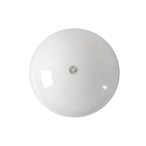 Globo con base en PMMA opalino y base de color negro ML0006