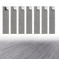 Vinílico autoadhesivo piso PVC 1m2 = 7 placas Gris