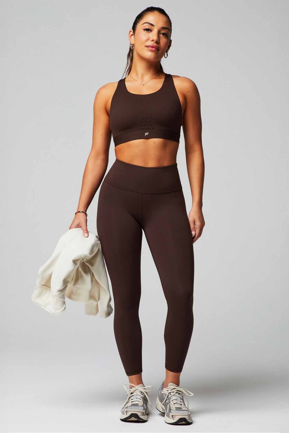 Leggings Define PowerHold High-Waisted 7/8 Mujer Cacao