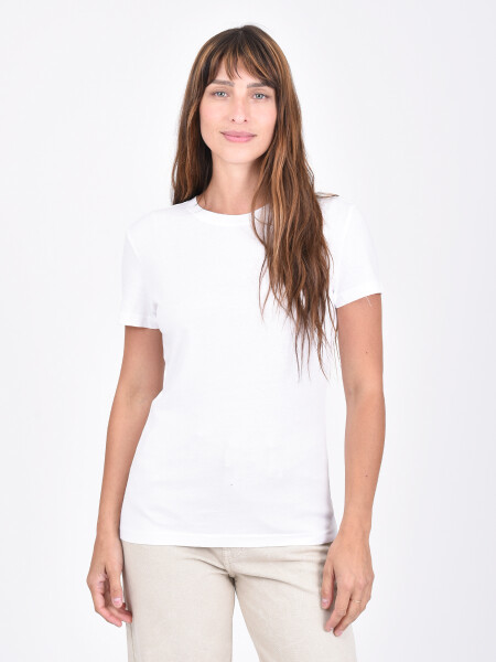 REMERA BASICA RISBO BLANCO