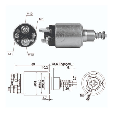 AUTOMATICO DE ARRANQUE IVECO IVECO SIST. BOSCH 24V ZM AUTOMATICO DE ARRANQUE IVECO IVECO SIST. BOSCH 24V ZM