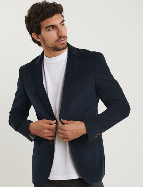 110470 SACO HARRINGTON LABEL Azul Oscuro