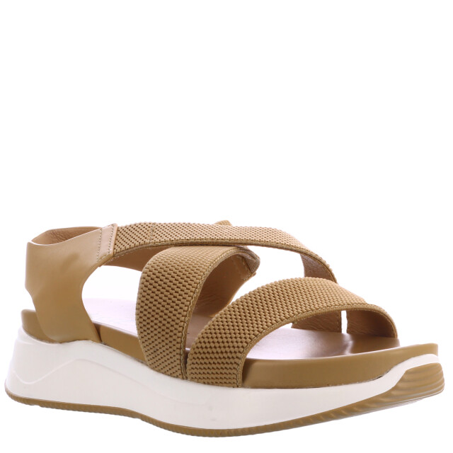 Sandalia de Mujer Miss Carol ALMA con tiras elasticas Beige