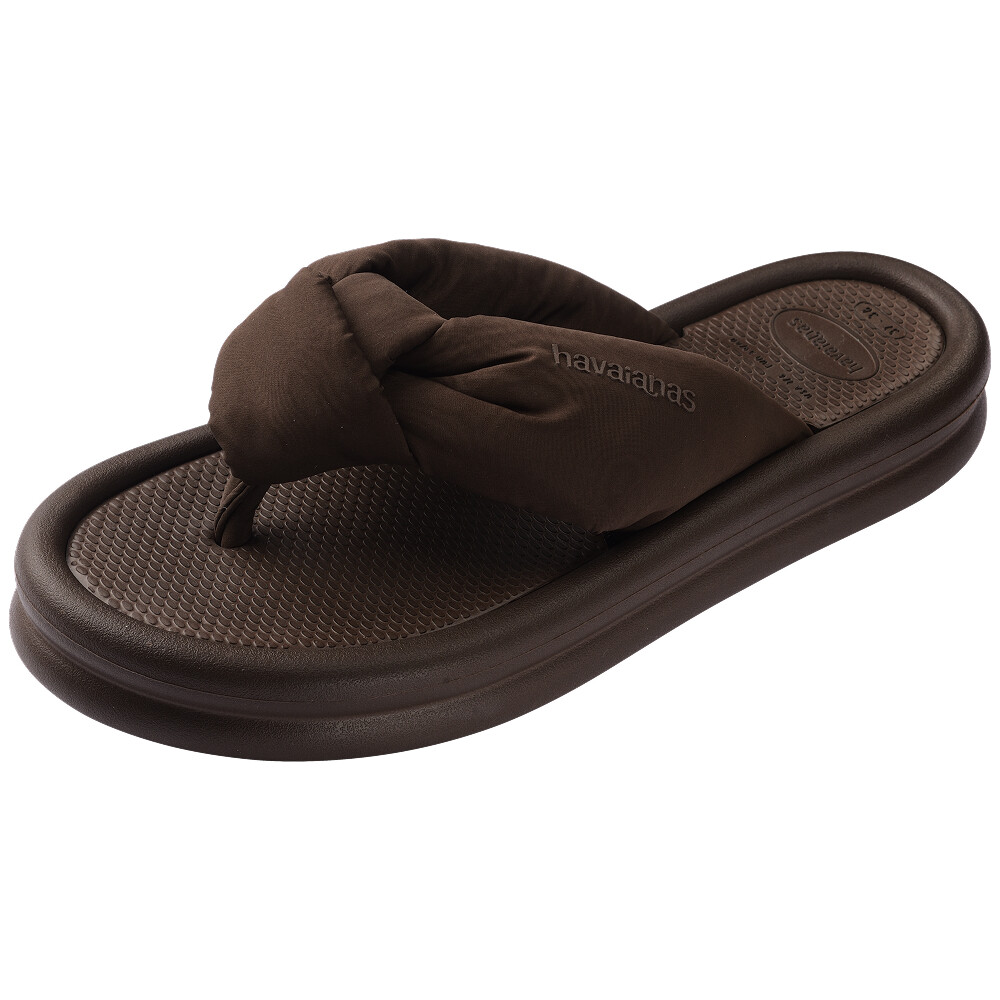 Sandalias Havaianas Over Puffed Mujer Cafe