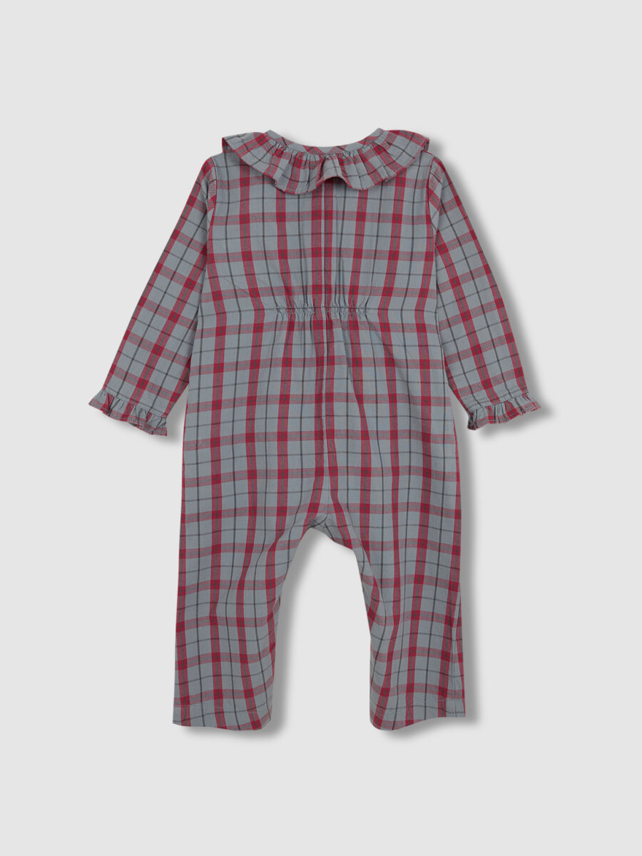 Pijama Verde De Cuadros Verde Viejo Claro