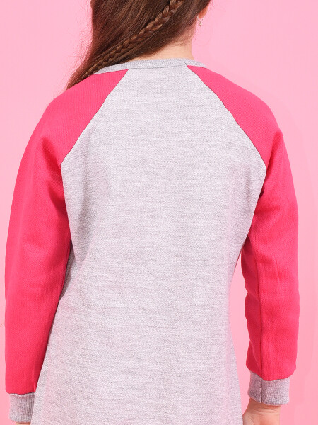 VESTIDO GIRL GANG GRIS