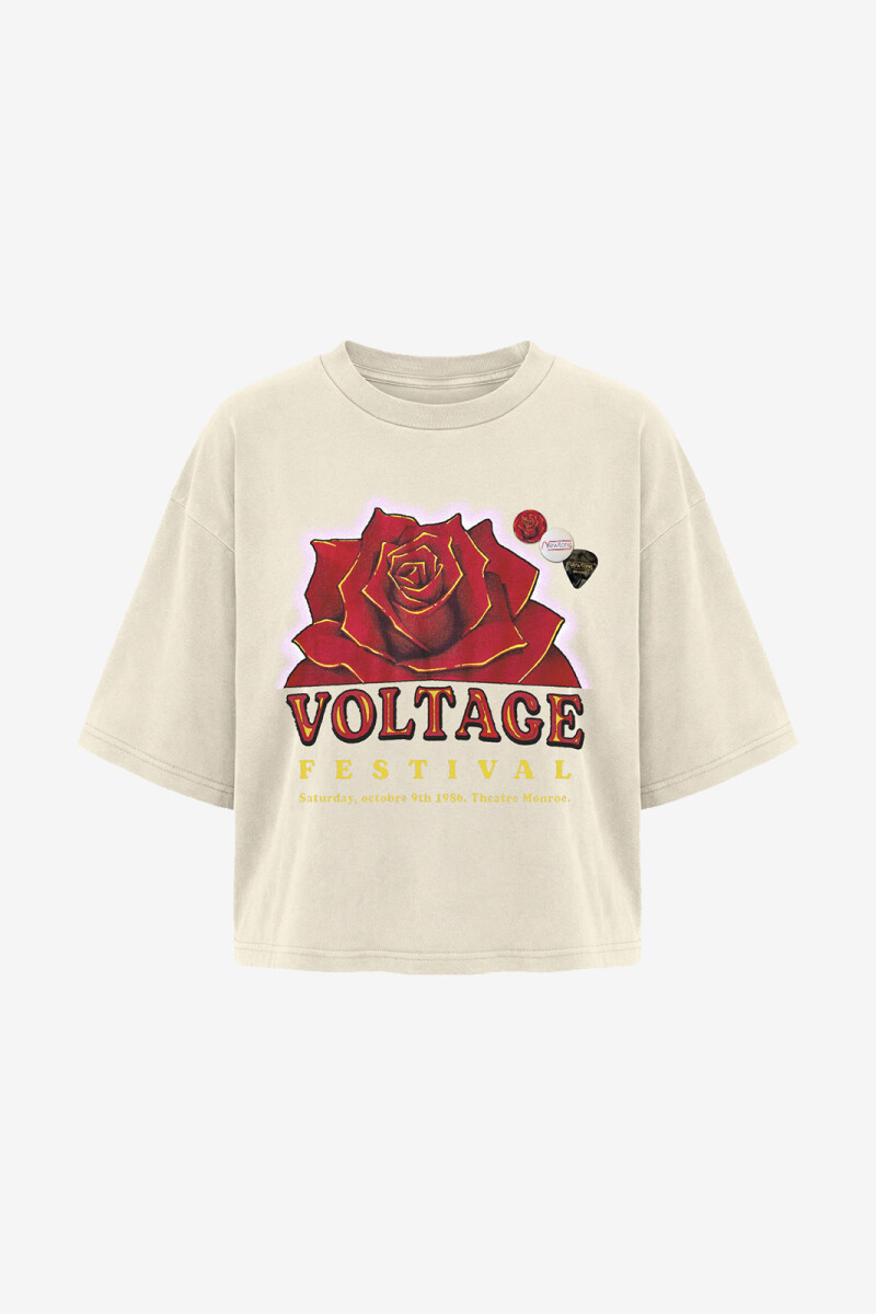 CAMISETA CROOPER VOLTAGE Crudo