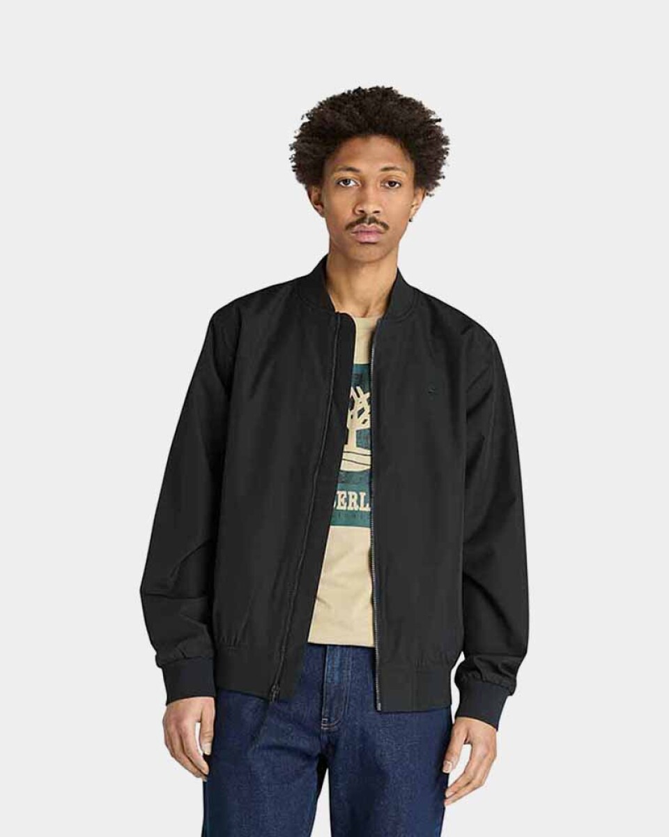 Casaca WaterResistant Mid-Season Bomber Hombre - Black 