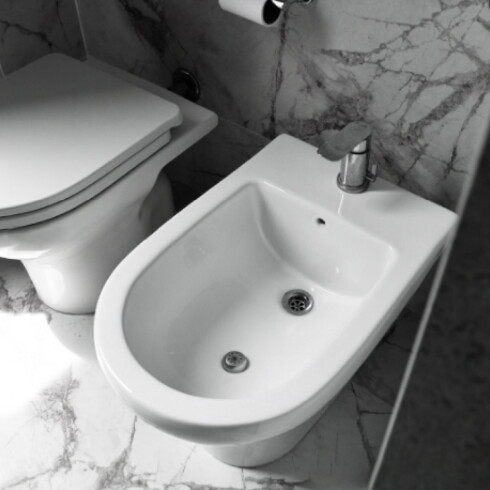 DE 1 AGUJA BIDET VENETO BLANCO BRILLO CERAMICO BLANCO