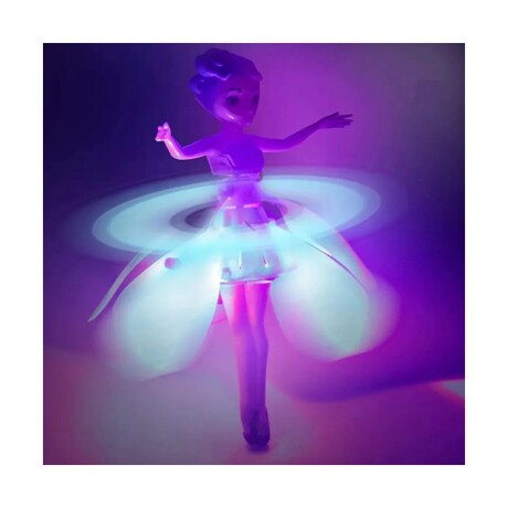 HADA PRINCESA VOLADORA DE JUGUETE CON SENSOR AUTOMÁTICO AZUL