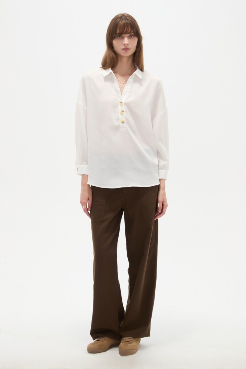 Blusa Kansas - Marfil / Off White 