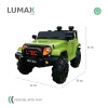 Jeep a batería para Niños Verde