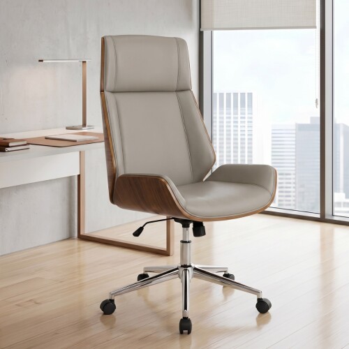 Silla de Oficina Gerencial Crema