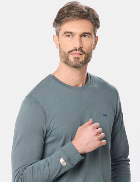 REMERA BÁSICA DE ALGODÓN Petroleo
