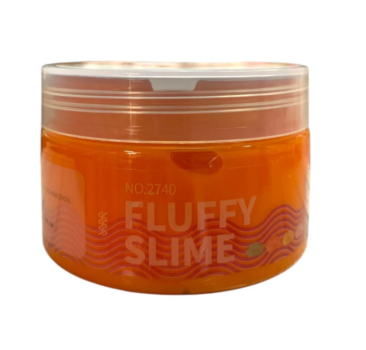 SLIME Baba Esponjosa - naranja/rojo 