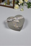 Caja Rigida Corazon 18 cm GRIS