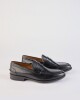 Mocasin Windsor Cuero / Suela Goma - Negro Negro
