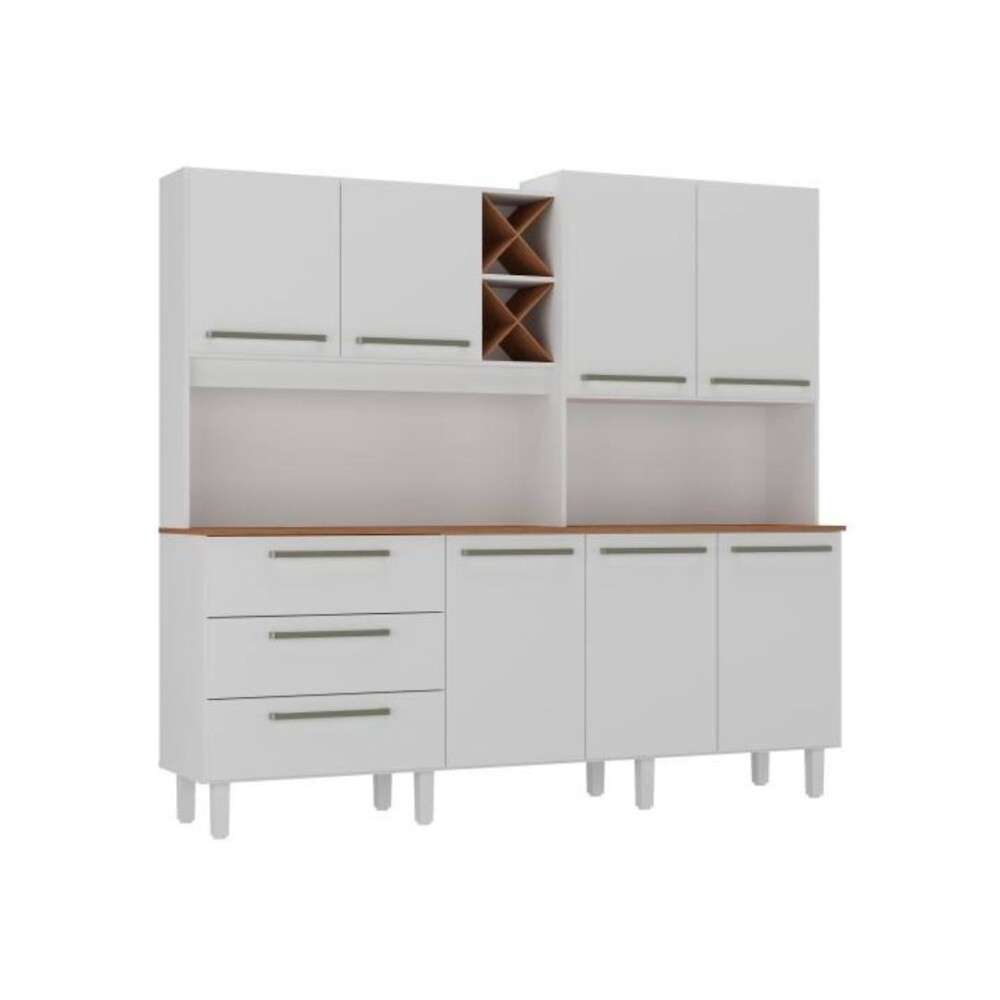 Kit de Cocina - 7 Puertas 3 Cajones - Ajax Blanco