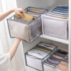 Organizador para almacenar ropa con 7 divisiones Blanco