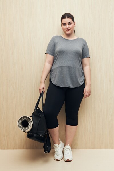 REMERA SUTRA Gris Melange