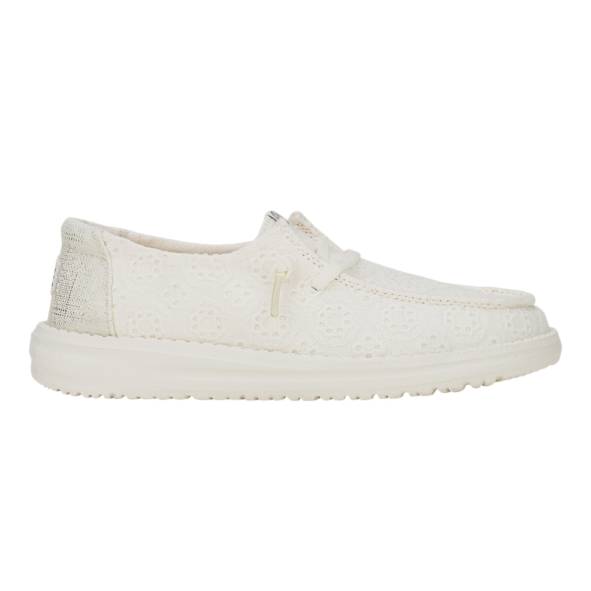 Wendy Y Eyelet Lace - Niños - White 