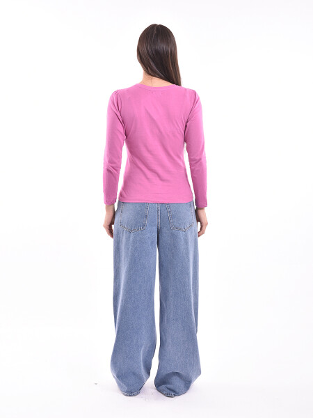 REMERA EVITA ROSA VIEJO
