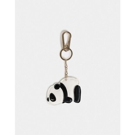 Llavero Y Charm Osito Panda De Pu Combinacion Bicolor