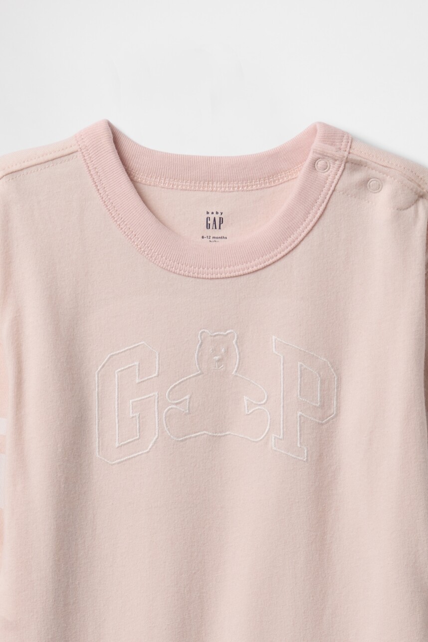 Enterito Logo Gap Bebé Misty Rose