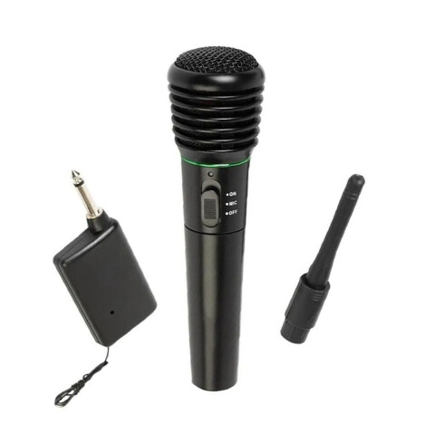 Micrófono Karaoke Inalámbrico + cable WVNGR-198 Micrófono Karaoke Inalámbrico + cable WVNGR-198