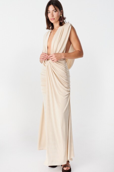 Vestido Largo Gia Crudo