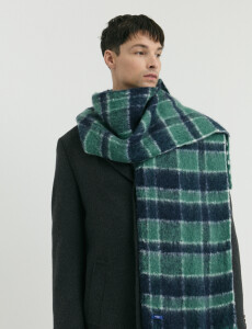 700895 BUFANDAS HARRINGTON LABEL Verde