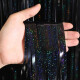 Cortina Fessta Holografíca 2x1 Metros Negro Azulado