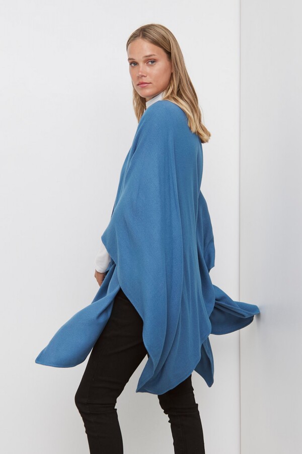 Ruana Soft AZUL